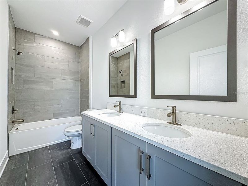 Furnished interior view inside a new home in , Tampa (Image 50). Furnished interior view inside a new home in , Tampa (Image 50).