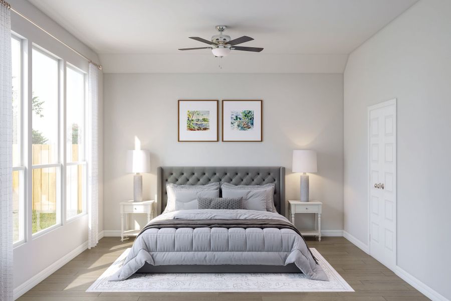 Furnished interior view inside a new home in Woodson’s Reserve, Spring (Image 9).