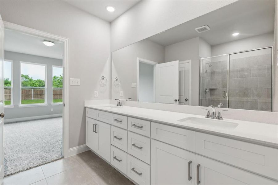 Furnished interior view inside a new home in Santorini, Seagoville (Image 9).