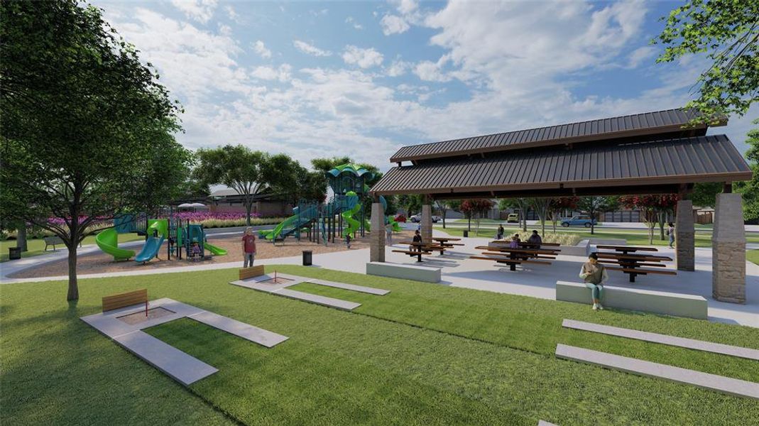 Community amenities in Creekside at Elevon, Lavon (Image 18).