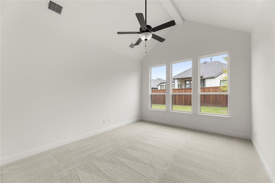Spacious, unfurnished interior of a new home in Hillstead, Lavon (Image 32). Spacious, unfurnished interior of a new home in Hillstead, Lavon (Image 32).