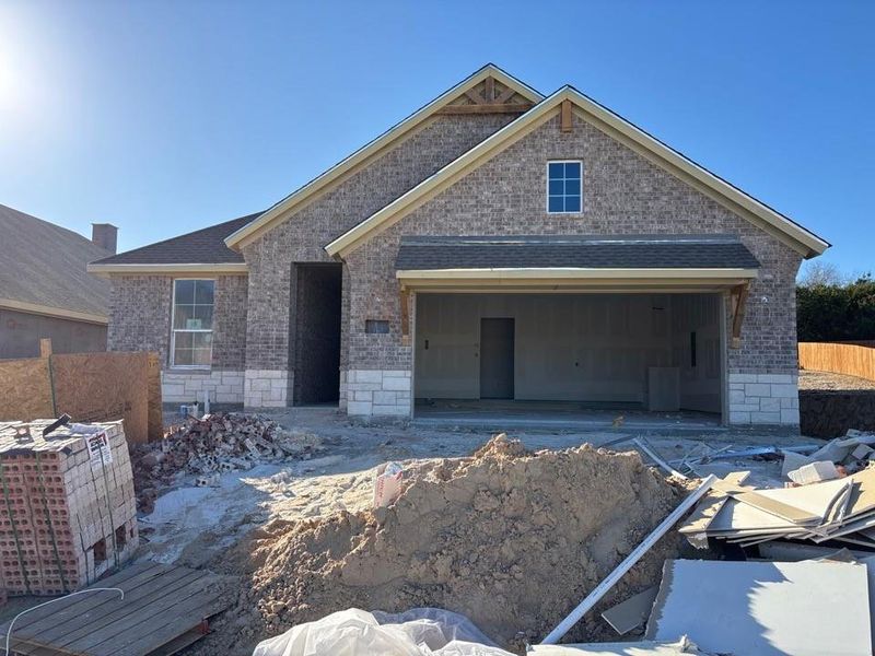 In-progress construction of a new home in Waterford Park, Weatherford, TX (Image 5).