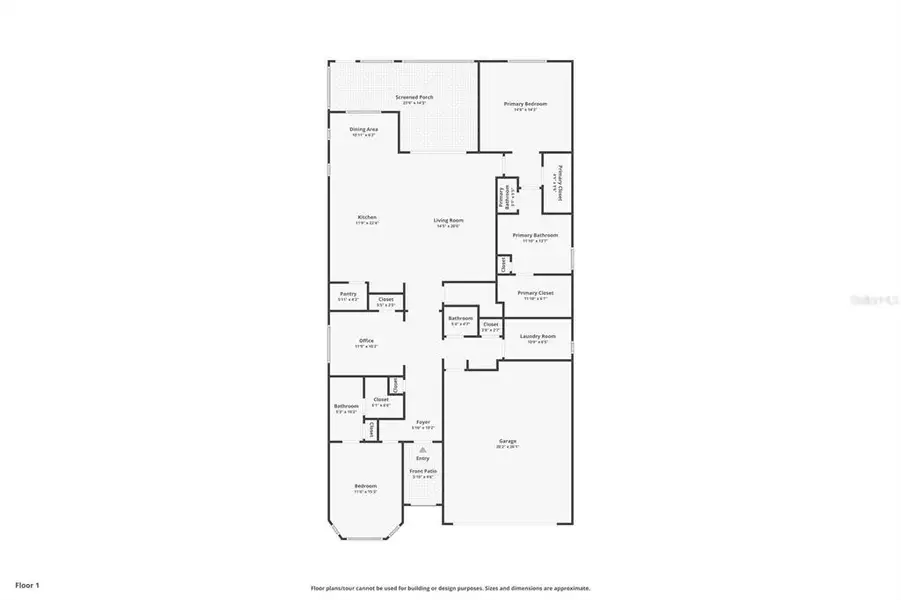 2D floor plan layout of this home in , Ocala, FL (Image 5).