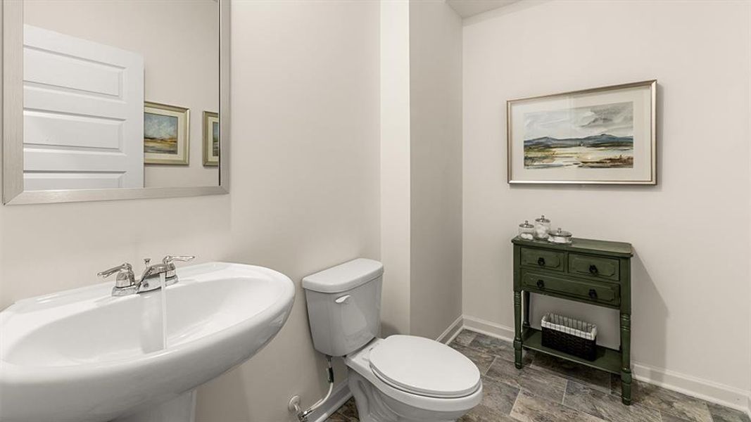 Furnished interior view inside a new home in Brooks Station, Dacula (Image 58).