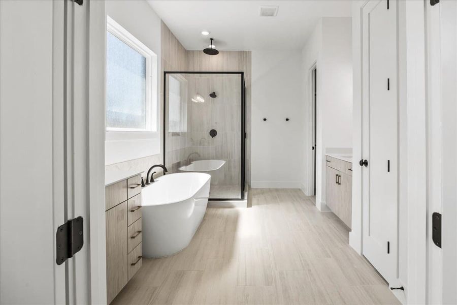 Furnished interior view inside a new home in Sunfield, Buda (Image 8).