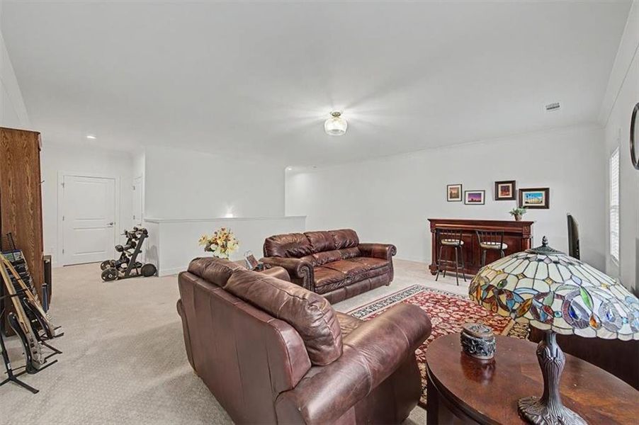 Furnished interior view inside a new home in Lakeside at River Green, Canton (Image 9).