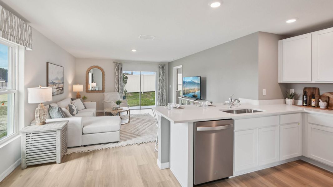 Representative furnished interior of a home built from the Allex by D.R. Horton in Sherman Oaks, Brooksville (Image 7).