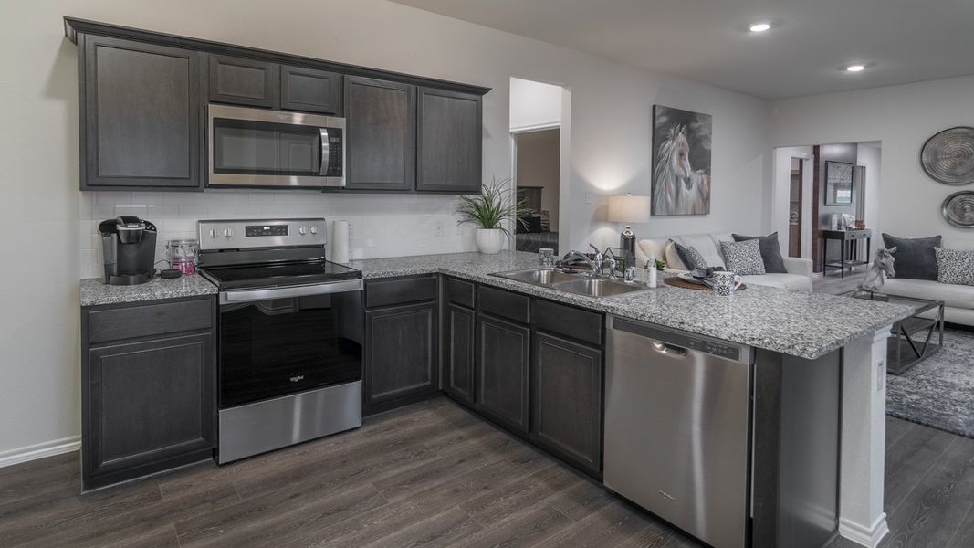 Furnished interior view inside a new home in Wildcat Ranch, Crandall (Image 15).