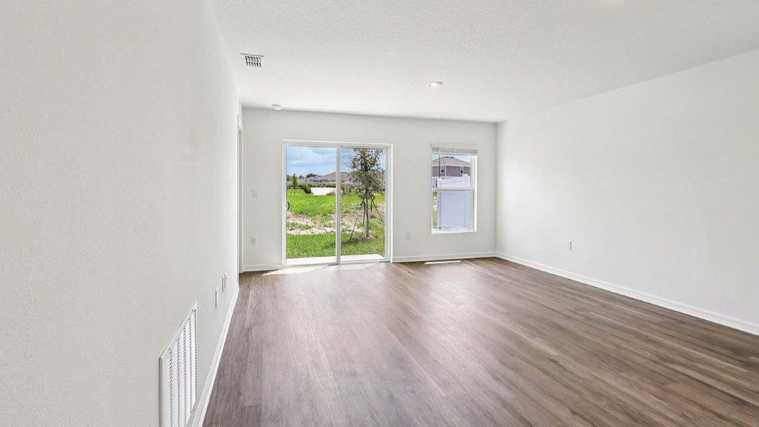 Spacious, unfurnished interior of a new home in Leoma's Landing, Lake Wales (Image 12). Spacious, unfurnished interior of a new home in Leoma's Landing, Lake Wales (Image 12).