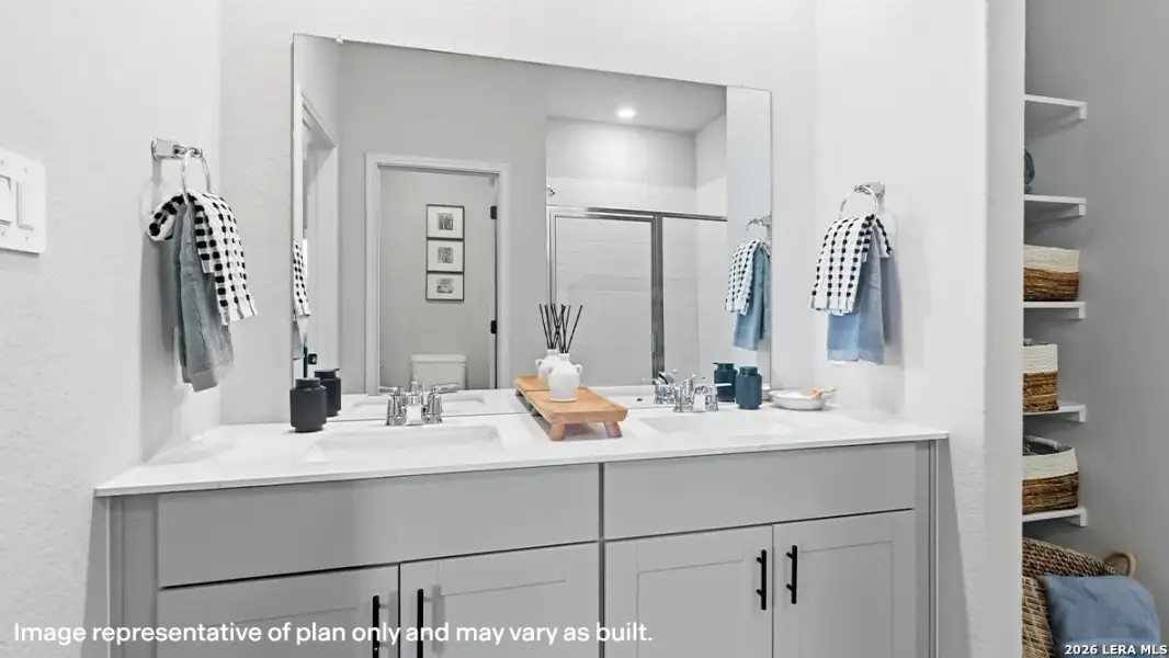 Furnished interior view inside a new home in Riverstone at Westpointe, San Antonio (Image 30).