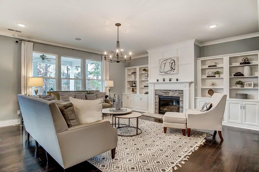 Furnished interior view inside a new home in , Pendergrass (Image 3).