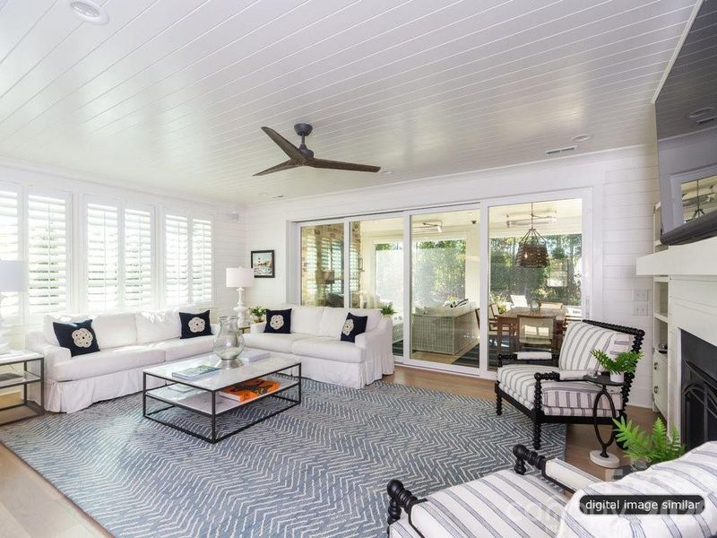 Furnished interior view inside a new home in , Davidson (Image 18).