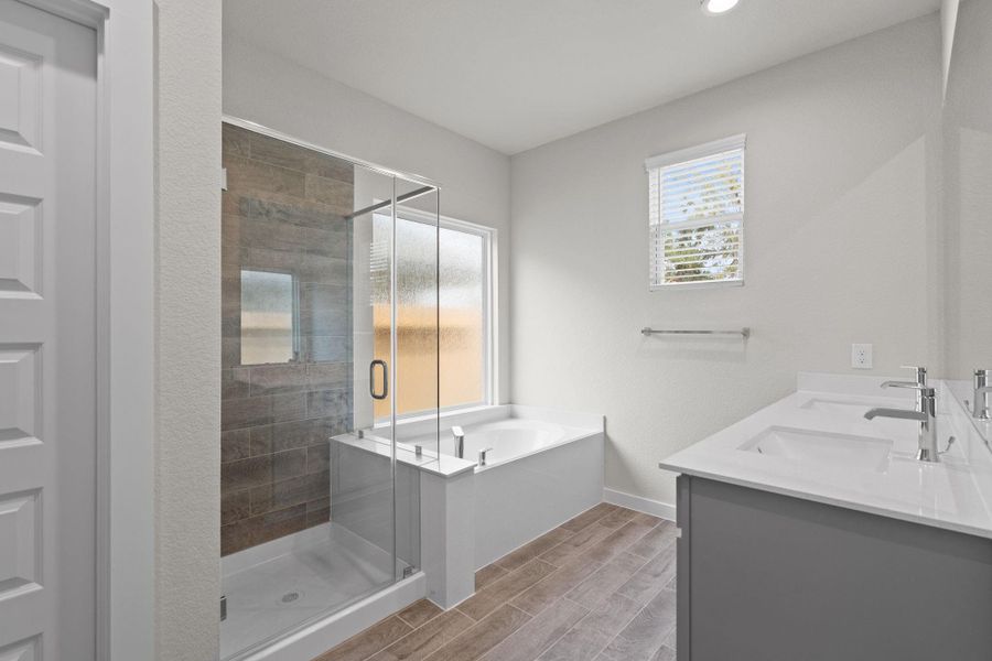 Furnished interior view inside a new home in Cypresswood Landing, Humble (Image 5). Furnished interior view inside a new home in Cypresswood Landing, Humble (Image 5).