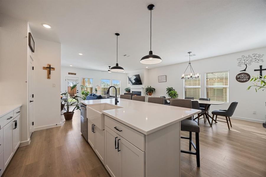 Furnished interior view inside a new home in Rolling Ridge, Van Alstyne (Image 25).
