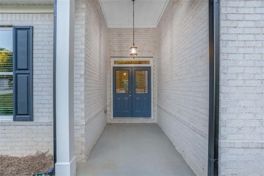 Exterior details and patio area of a home in , Haddock (Image 3).