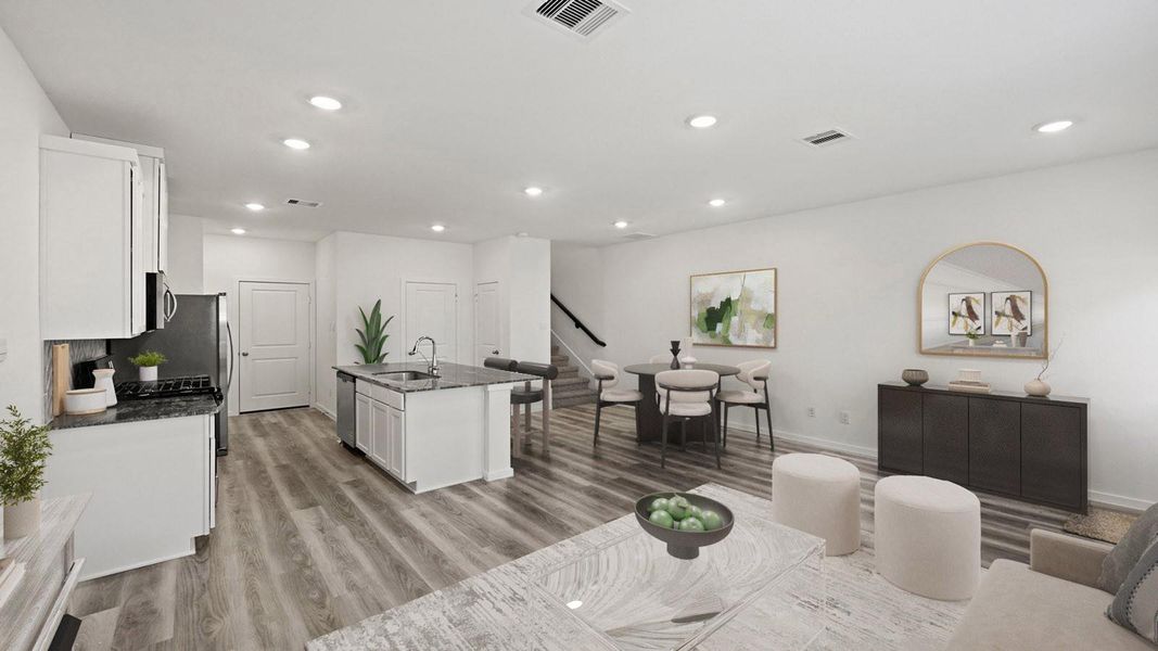 Furnished interior view inside a new home in , Humble (Image 3).