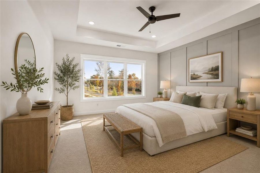 Furnished interior view inside a new home in Archerfield, Smyrna (Image 6).