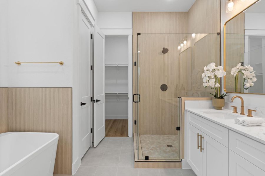 Furnished interior view inside a new home in , Houston (Image 19). Furnished interior view inside a new home in , Houston (Image 19).