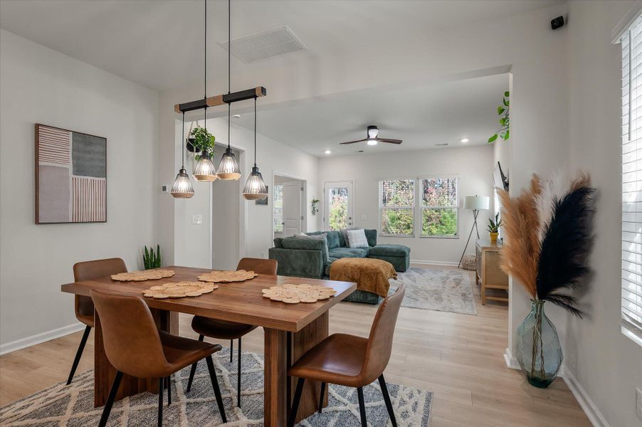 Furnished interior view inside a new home in , Summerville (Image 14).