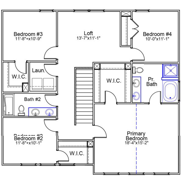 2D floor plan layout of this home in Ellington, Elgin, SC (Image 3).