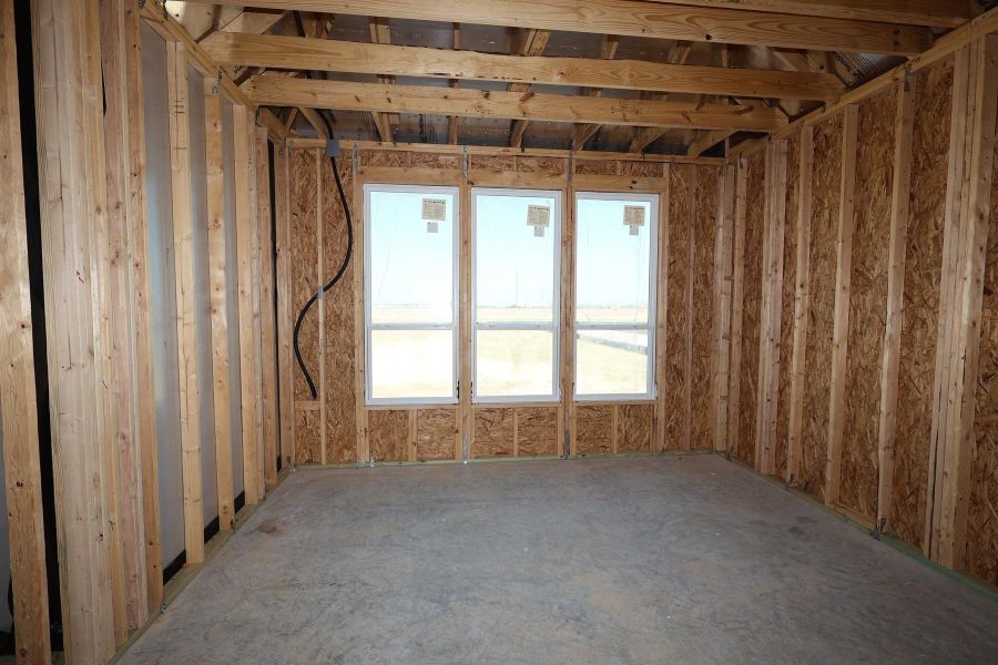 In-progress construction of a new home in Dunham Pointe, Cypress, TX (Image 18).