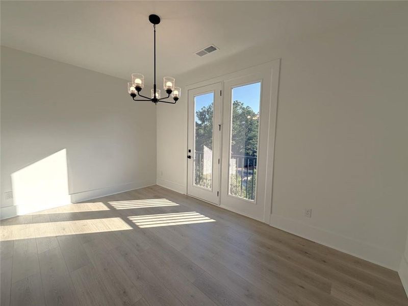 Spacious, unfurnished interior of a new home in Overlook at Peachtree Corners, Peachtree Corners (Image 38).