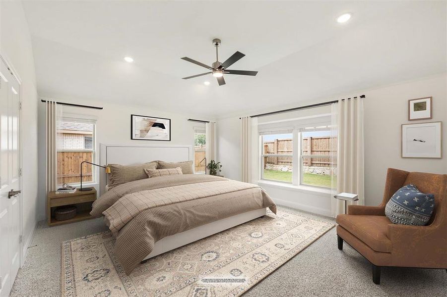 Furnished interior view inside a new home in Somerset, Venus (Image 8).