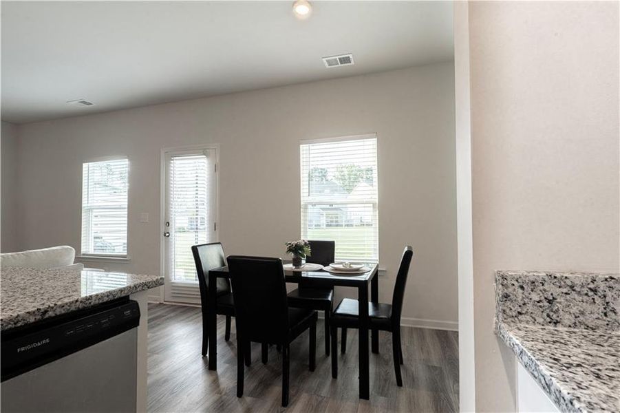 Furnished interior view inside a new home in Ellison Square, Sugar Hill (Image 16).