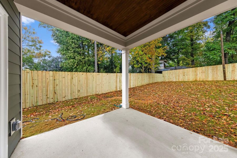 Exterior details and patio area of a home in , Charlotte (Image 27). Exterior details and patio area of a home in , Charlotte (Image 27).