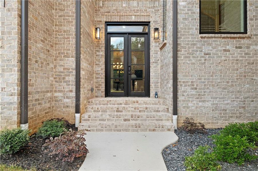 Exterior details and patio area of a home in , Atlanta (Image 36).