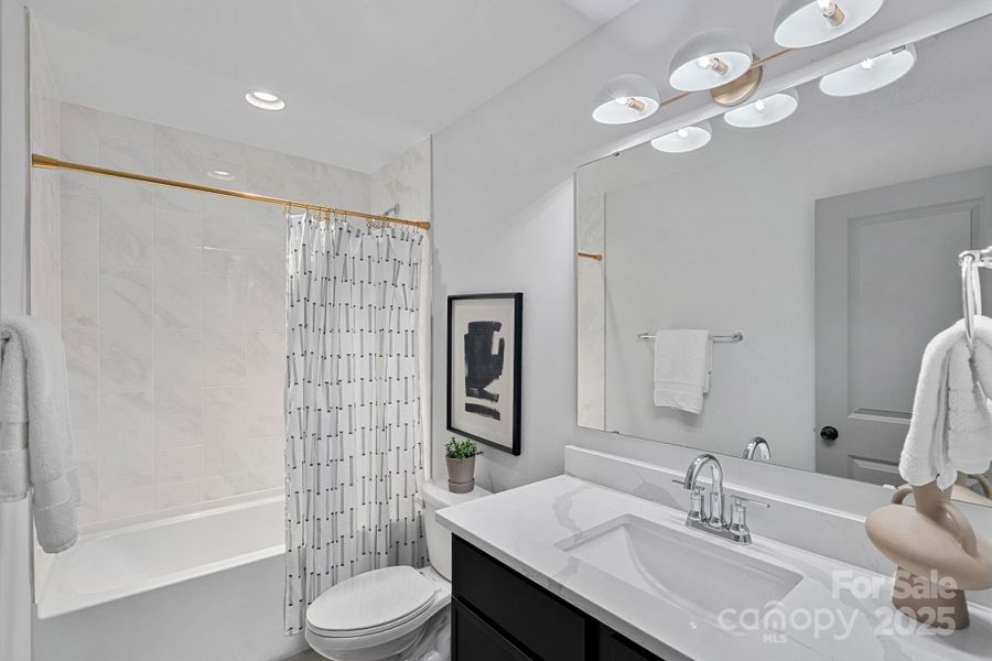 Furnished interior view inside a new home in , Charlotte (Image 13).