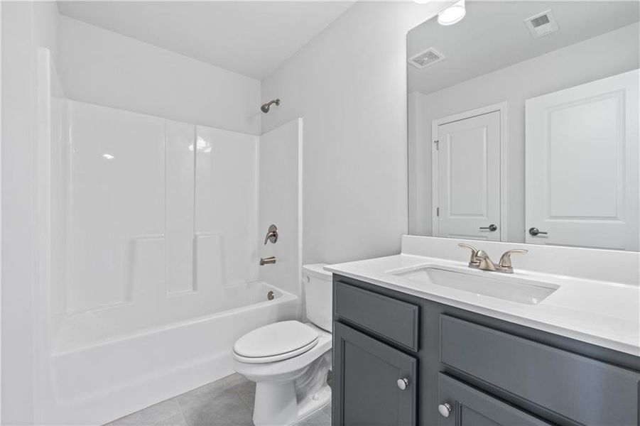 Furnished interior view inside a new home in Waters Edge, Mansfield (Image 3). Furnished interior view inside a new home in Waters Edge, Mansfield (Image 3).