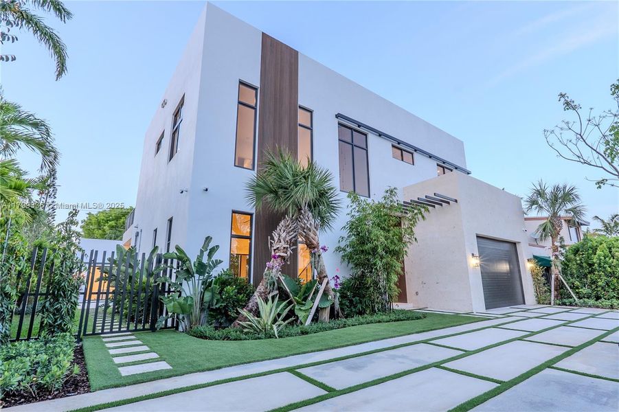 Front exterior of a new home in , Miami, FL, highlighting curb appeal (Image 15). Front exterior of a new home in , Miami, FL, highlighting curb appeal (Image 15).