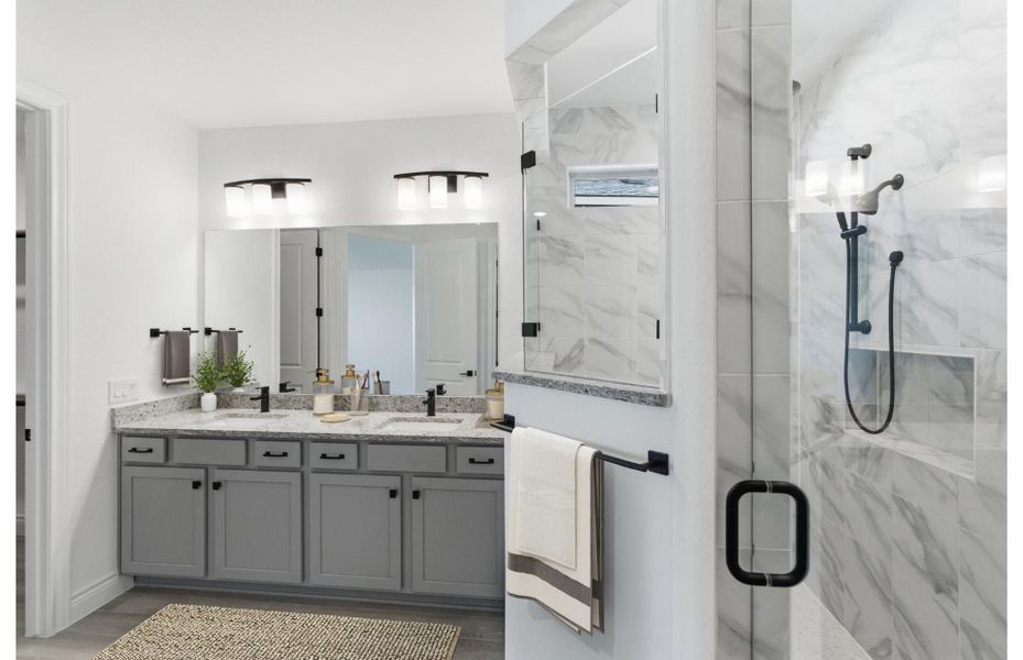 Furnished interior view inside a new home in Del Webb New Braunfels at Veramendi, New Braunfels (Image 6). Furnished interior view inside a new home in Del Webb New Braunfels at Veramendi, New Braunfels (Image 6).