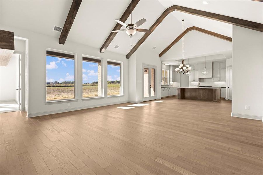 Spacious, unfurnished interior of a new home in Levante - 1 Acre Lots, Waxahachie (Image 9). Spacious, unfurnished interior of a new home in Levante - 1 Acre Lots, Waxahachie (Image 9).