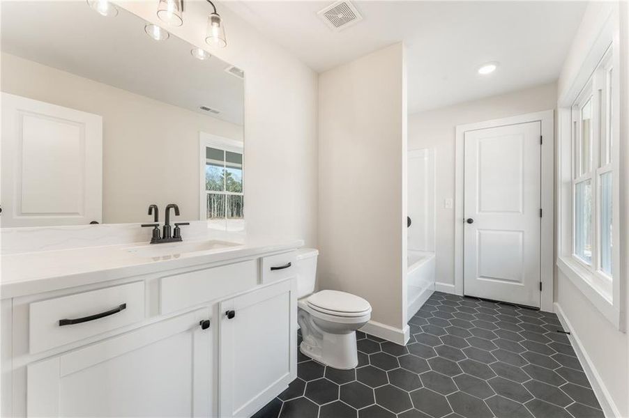 Furnished interior view inside a new home in , Marietta (Image 41).