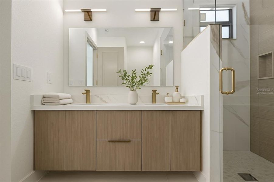 Furnished interior view inside a new home in , Lehigh Acres (Image 36).