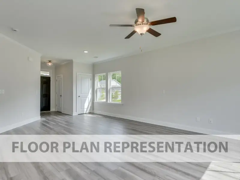 Spacious, unfurnished interior of a new home in Forrest Bluff, North Augusta (Image 6). Spacious, unfurnished interior of a new home in Forrest Bluff, North Augusta (Image 6).