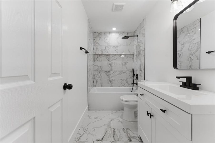 Furnished interior view inside a new home in , Hiram (Image 7).