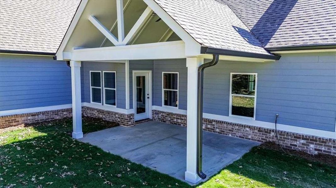 Exterior details and patio area of a home in , Covington (Image 3).
