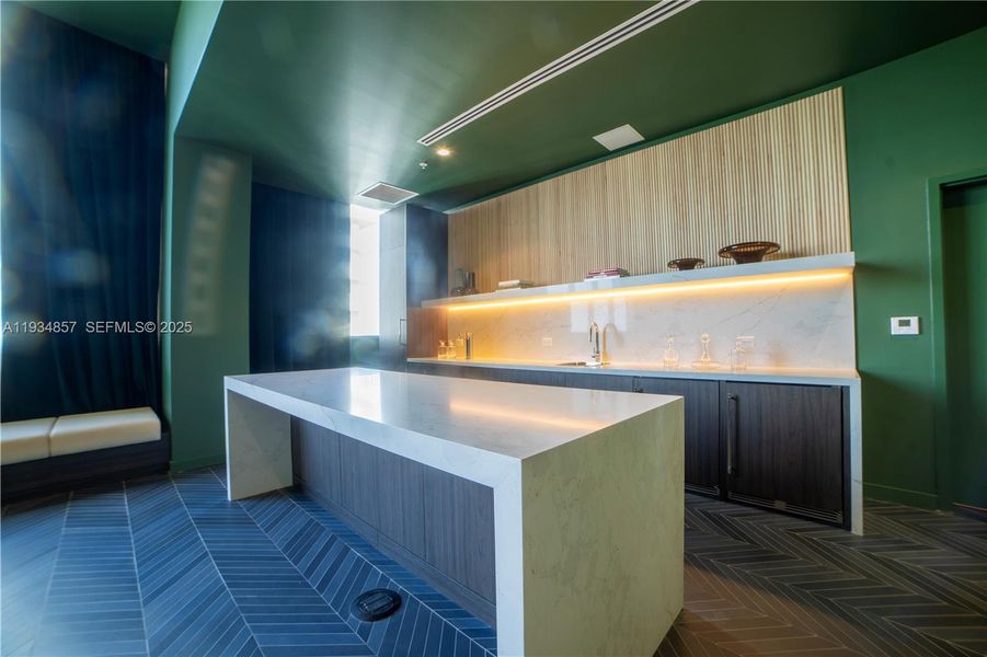 Furnished interior view inside a new home in , Miami (Image 13).