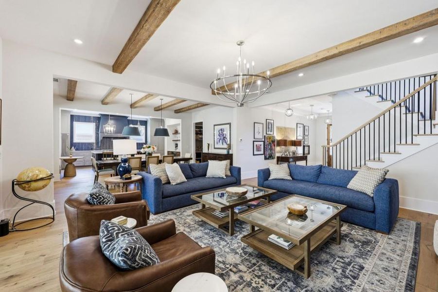 Furnished interior view inside a new home in , Chamblee (Image 13).