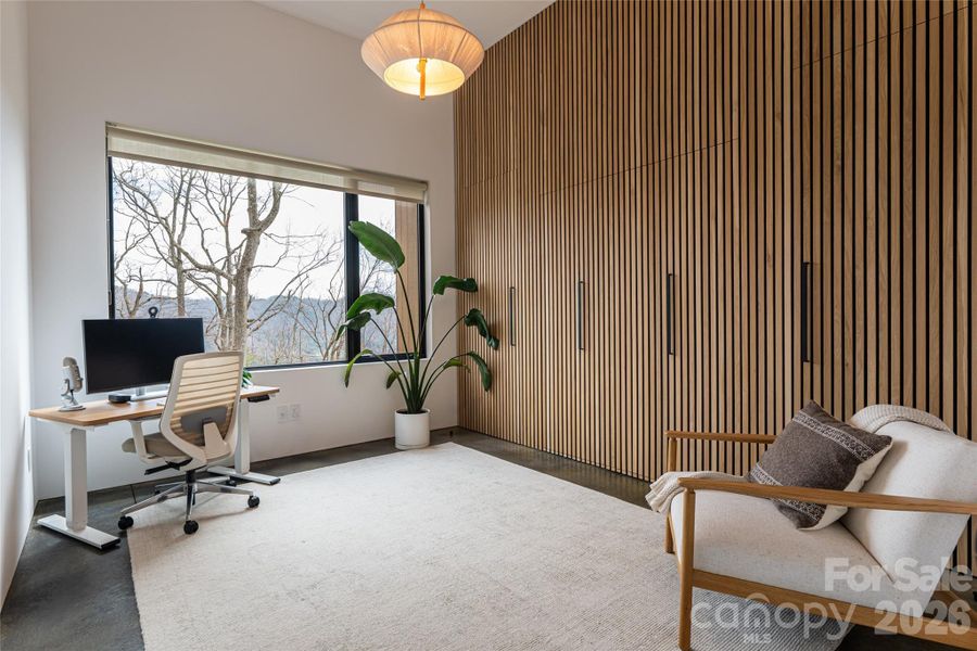 Furnished interior view inside a new home in , Asheville (Image 32).