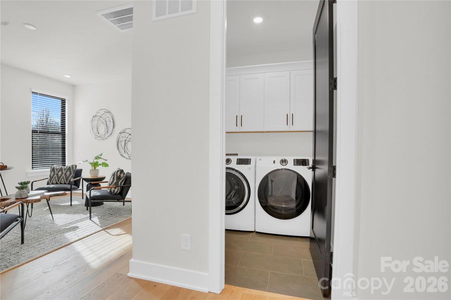 Furnished interior view inside a new home in , Charlotte (Image 35). Furnished interior view inside a new home in , Charlotte (Image 35).