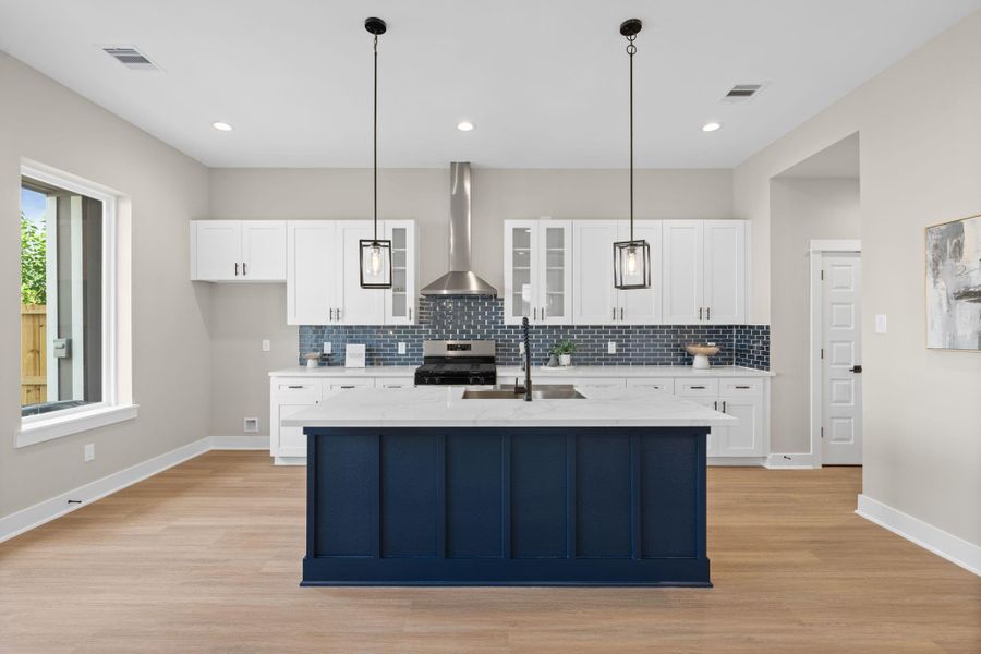 Furnished interior view inside a new home in , Houston (Image 34).