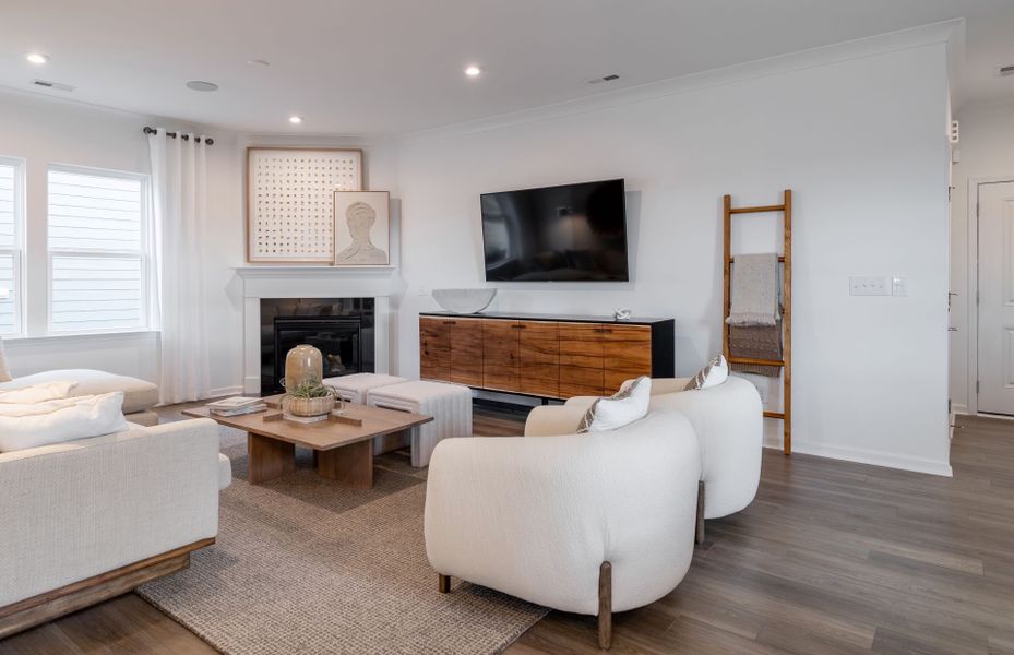 Furnished interior view inside a new home in Parkside Crossing, Charlotte (Image 7).