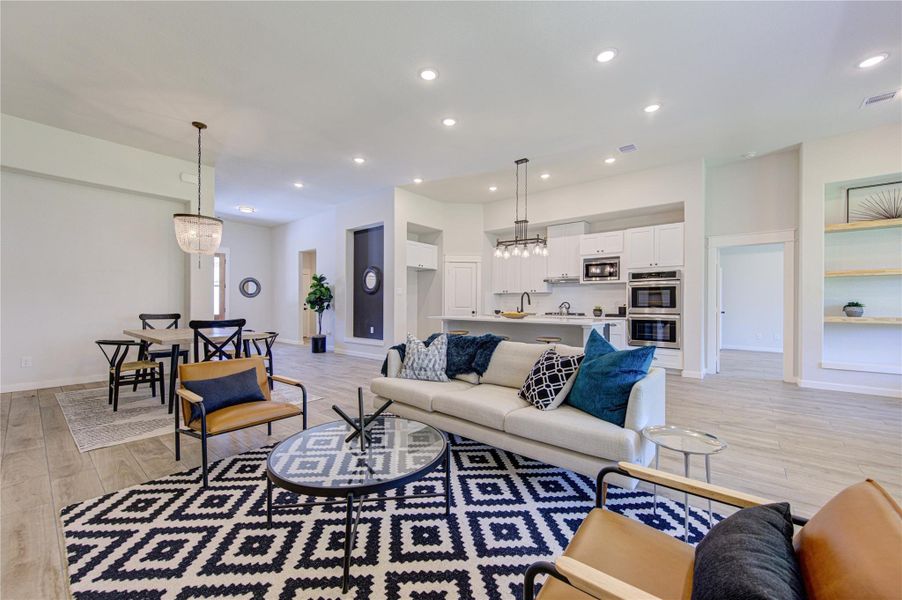 Furnished interior view inside a new home in , Montgomery (Image 33).