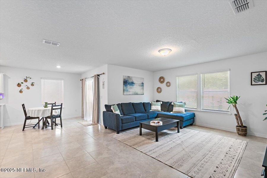 Furnished interior view inside a new home in Wells Landing, Jacksonville (Image 12). Furnished interior view inside a new home in Wells Landing, Jacksonville (Image 12).