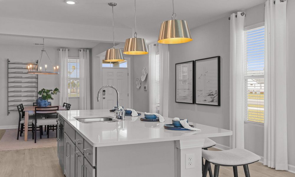 Representative furnished interior of a home built from the The Orchid by Chesapeake Homes in Traditions at Carolina Forest, Myrtle Beach (Image 10).