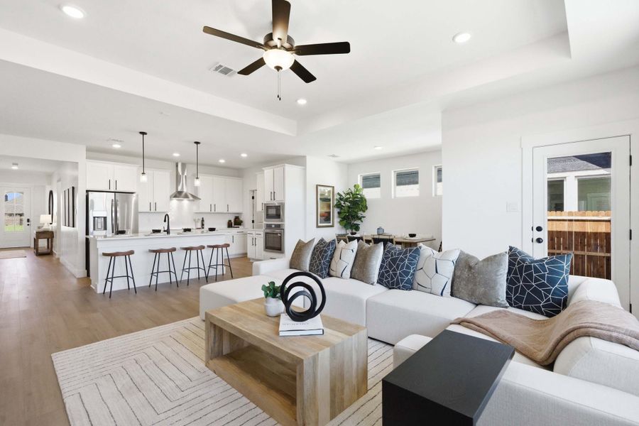 Representative furnished interior of a home built from the The Laurel M by Davidson Homes LLC in Mercer Meadows, Royse City (Image 9).